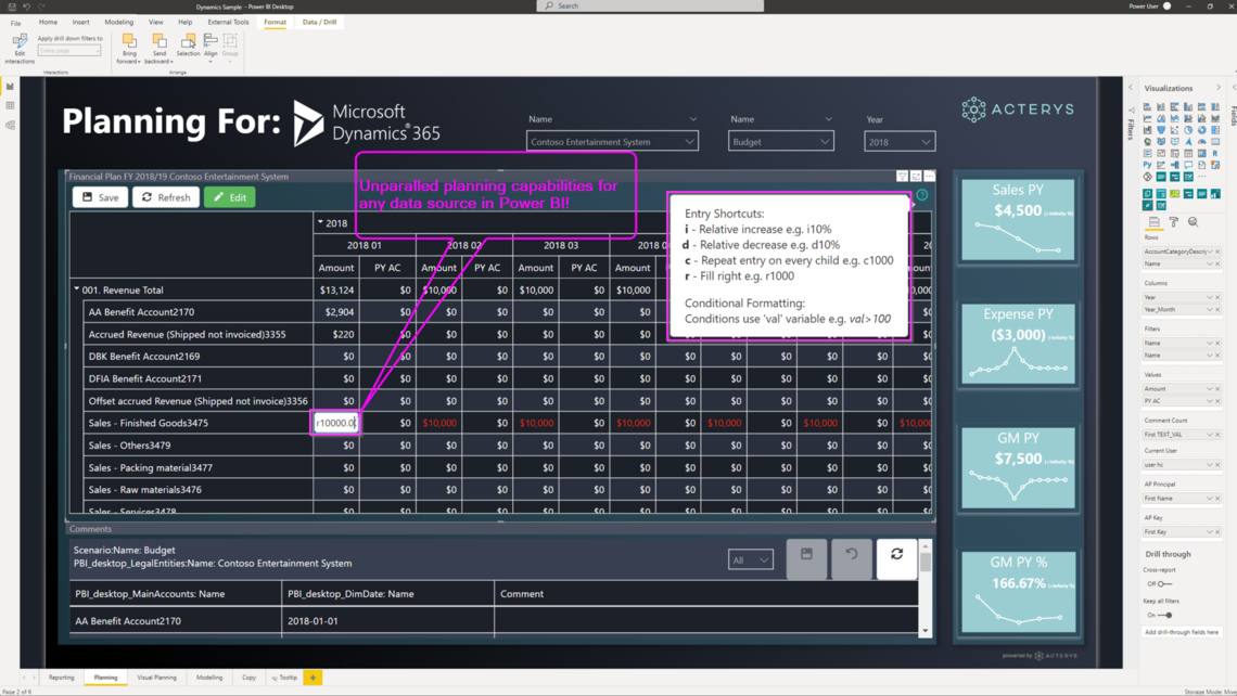 Darstellung Power BI Sync Planning for any Power BI model