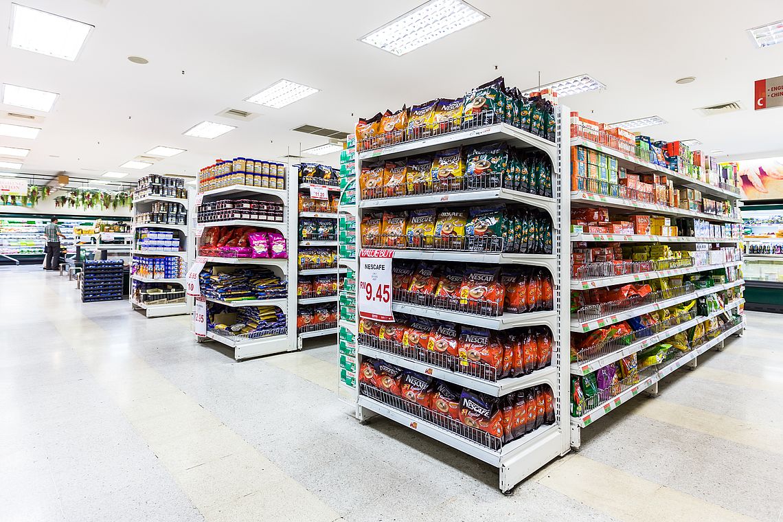Foto Supermarktregale 
